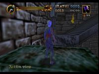 une photo d'Ã©cran de Castlevania - Legacy of Darkness sur Nintendo 64